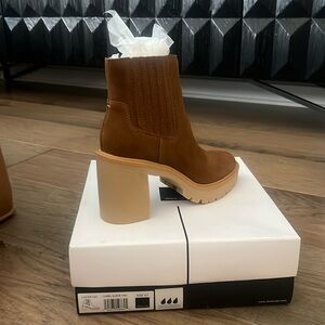 Camel Suede Boots